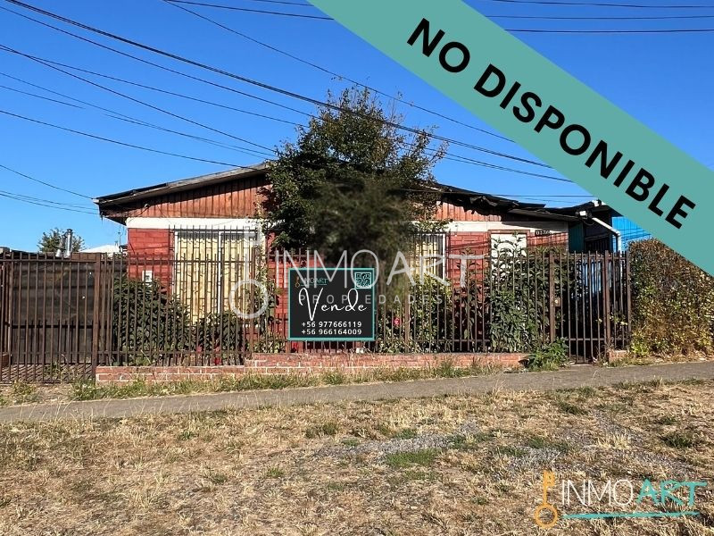 NO DISPONIBLE casa aislada a pasos de Avda. Pedro de Valdivia, Temuco
